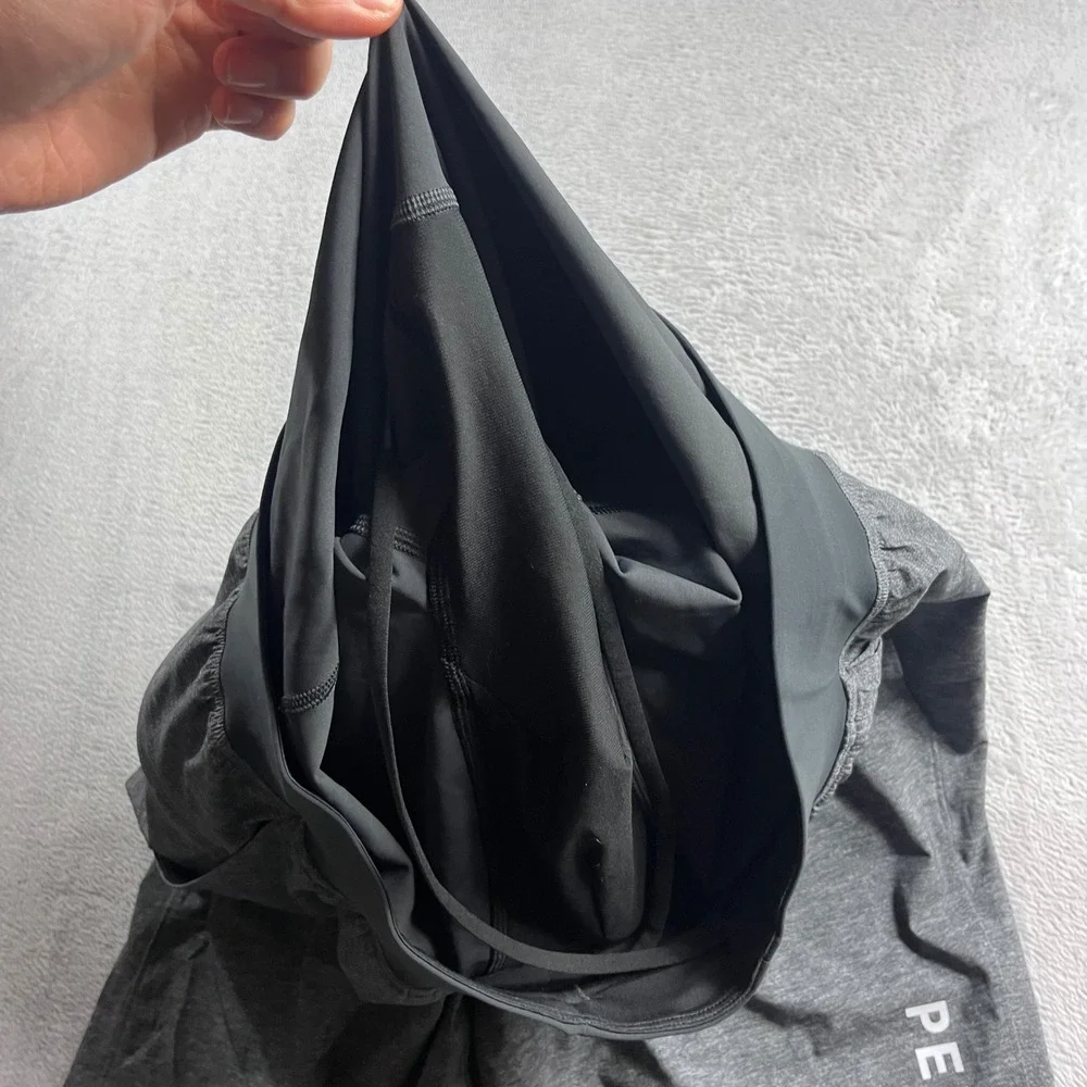 Lululemon x Peloton Mens Surge Short 7 Lined Heathered Black Small